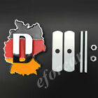 Metal Germany German Flag Map Car Front Grille Emblem Badge Decal Sticker