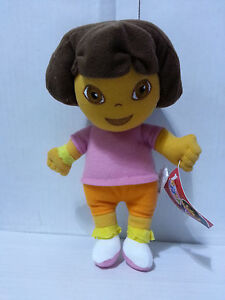8 Inches Dora The Explorer Plush Doll 100% Original License Product