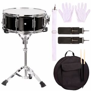 14 inch Snare Drum Set for Kids Students Beginners Practice Kit with Stand, P...