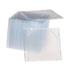 50 New single Slim Clear CD/DVD/VCD Jewel Cases Storage Boxes 5.2mm