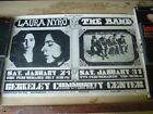 New ListingLAURA NYRO THE BAND BG 215B  Concert Poster  Sample From Fillmore West Offices.