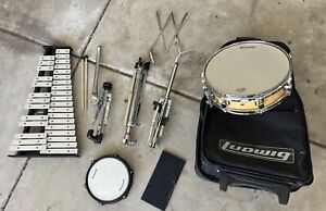 LUDWIG Student Percussion Bell Kit Xylophone w/ Stand Practice Pad Case Sticks