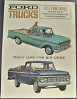 1963 Ford F-100 Pickup Truck Brochure Folder Excellent Original 63 Not a Reprint