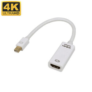Mini Display Port DP to HDMI Adapter Cable for Apple MacBook Air Pro 4K HD