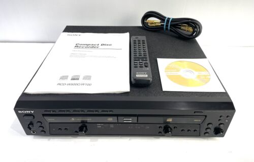 EUC Sony RCD-W500C 5 Disc CD Changer Recorder OEM Remote Beautiful Custom Paint