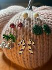 Lot of 5 Pair of Christmas themed Fashion Dangle Pierced Earings