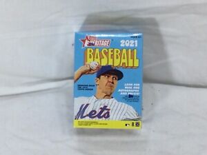 2021 Topps Heritage Baseball Retail Blaster Box 8 Packs 72 Cards Walmart FREESHP
