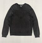 Armani Exchange Sweater Extra Large Gray Mens Pullover Knit Cotton
