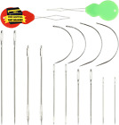 New Listing16 Pieces Heavy Duty Hand Sewing Needles Kit, 14 Pcs Leather Sewing Needles with