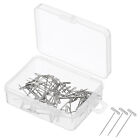 50Pcs T Pins Stainless Steel T-Pins 1 Inch Straight T-Pins, Silver