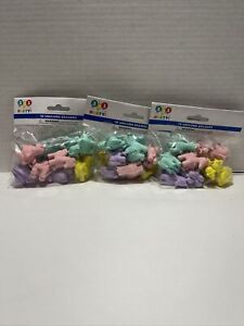 Unicorn Erasers Birthday Party Favors  10 Per Package New Qty 3 Bags