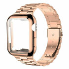 Metal iWatch Band Strap+TPU Case For Apple Watch Series 9 8 7 6 5 4 3 2 SE 49mm