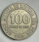Peruvian 100 Soles de Oro Coin 1980