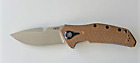 Zero Tolerance ZT 0308 Folding Knife CPM-20CV Coyote G-10 Titanium Handle USA