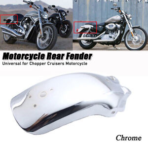 Mudguard Fender Motorcycle Rear For Harley Racer Bobber Chopper Sportster Metal