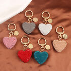 Full Rhinestone Heart Peach Heart Car Keychain Women Handbag Pendant Keyring