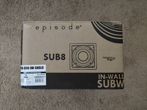 Episode ES-SUB-IW-SNGL8  Passive in-Wall Subwoofer with Single 8