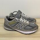 NEW BALANCE 990v5 Mens Size 9.5 D Gray Lace Up Running Shoes Sneakers USA Made