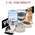 3.7 Liter Dog Cat Feeder Waterer Automatic Food Water Dispenser Pet Bowl Dish