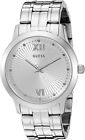 Guess Women's Guess Silver Dial Vintage Inspired Stainless Steel Watch U0634L1