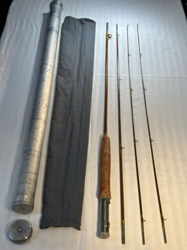 New ListingWright & McGill 7 1/2' 3 3/4 oz Granger Special Split Bamboo Fly Rod