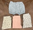 Baby Clothes Pants Shorts Carters Easy Peasy Cloud Island Lot Of 4, 3-6 Months