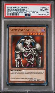 PSA 10 Gem Mint - Summoned Skull MRD-EN003 25th Anniversary Metal Raiders YuGiOh