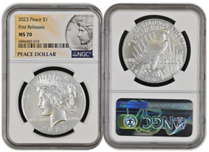 2023 Peace Silver Dollar $1 NGC MS70 First Releases