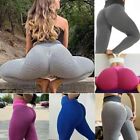 Women Tik Tok Yoga Pants Anti-Cellulite Push Up Ruched High Waist Leggings Gym
