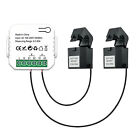 Tuya Smart WiFi Energy Meter 80A Current Transformer Clamp KWh Power Monitor