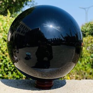New Listing6.72LB Natural Obsidian Crystal Ball Quartz Crystal Energy Ball Reiki Healing
