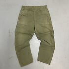 Vintage 60s Vietnam OG-107 Fatigue Pants Size 32x29 Military Trousers Militaria