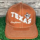 Vintage Texas Longhorns Snapback Hat Cap Adjustable Orange NCAA Football 80s 90s