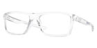 Oakley OX8178 Eyeglasses Men Polished Clear 55mm New 100% Authentic