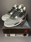 NEW DS 2013 NIKE AIR JORDAN 4 IV FEAR SIZE 10.5 OG BRED COOL CEMENT NOS UNION 11