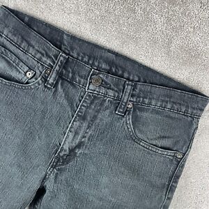 Levi's 511 Jeans Men's Size 32x32 Black Slim Fit Straight Leg Denim