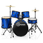 OPEN BOX - 5-Piece Adult Drum Set, Full Size Beginner Kit - Blue