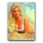 Victoria Silvstedt #18 Art Card Limited 18/50 Vela Signed (Celebrities Women)