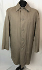 Marks & Spencer Collezione Overcoat Men's Medium Coat Light Khaki Green K242