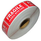 FRAGILE STICKER 1“ x 3” FRAGILE HANDLE WITH CARE Stickers  USA SELLER Stock 2021