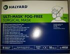 *50-Pieces* Halyard Ulti-Mask Fog-Free Surgical Face Masks White 49310