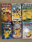 Pokémon 90s VHS Lot Of 6 Tapes. Pikachu’s Winter Vacation Nintendo Cartoons! 📼