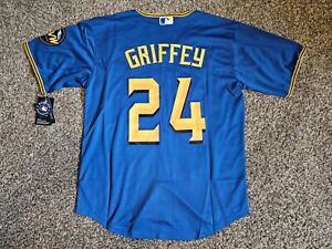 Ken Griffey Jr. #24 Seattle Mariners City Connect Jersey Small