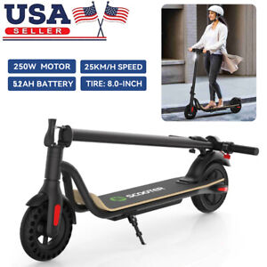 ADULT ELECTRIC SCOOTER 5.2AH LONG-RANGE FOLDING E-SCOOTER SAFE URBAN COMMUTER