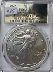 2023 AMERICAN SILVER EAGLE FIRST STRIKE SILVER FOIL LABEL PCGS MS 70 009