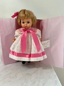 Madame Alexander Puddin Doll with Pink and White dress with stars