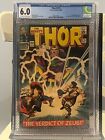 THOR #129 CGC 6.0 OW/White Pages ⭐ 1st App Ares Key 1966 Hercules Mighty ⭐