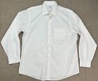 Brooks Brothers Regent Fit Men's Button Up Long Sleeve White Shirt Size 17-35