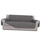 Slipcover Reversible Cover Water Resistant Couch Cover with Sofa Gray/Gray