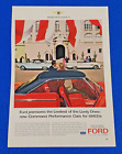 1963 FORD FAIRLANE COUPE, FALCON HARDTOP & SUPER TORQUE PRINT AD LOT 